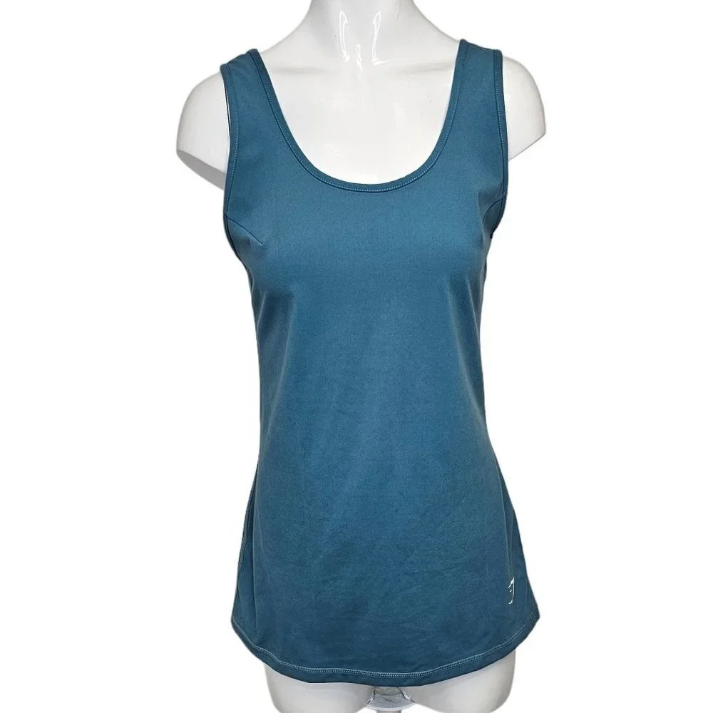 Gymshark Womens  Soft Tank Blue Size Small
